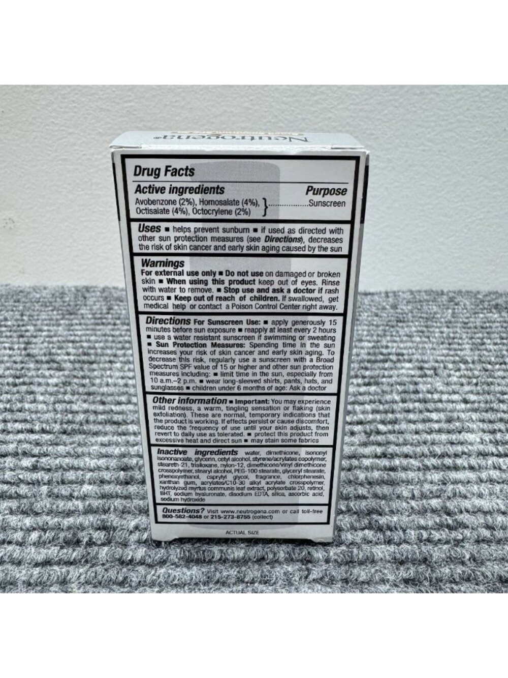 Neutrogena Rapid Wrinkle Repair Retinol Moisturizer Sunscreen SPF 30 Exp 12/27 - Picture 3 of 6